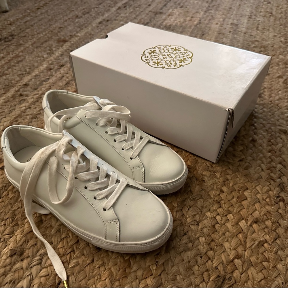 COPY - Grace Loved Lace essential white leather sneaker 37